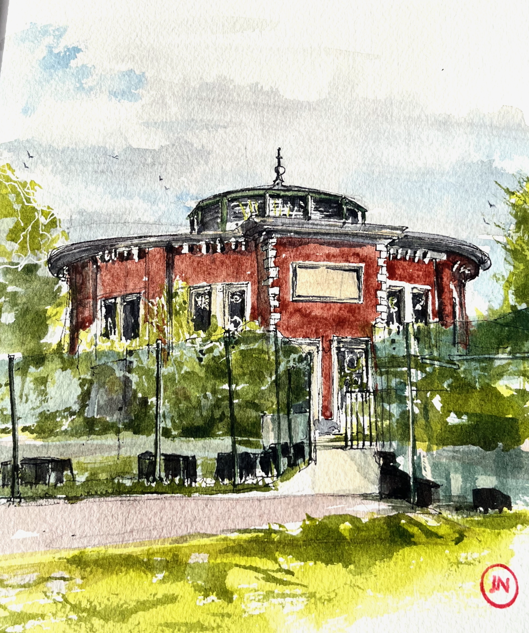 Rotherhithe Tunnel Shaft 3, King Edward Memorial Park,&nbsp;E14