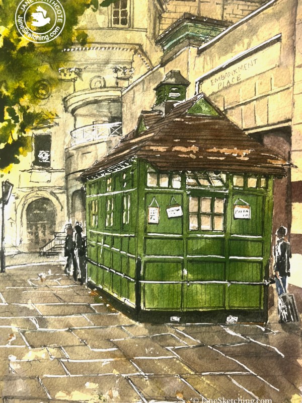 Cab drivers’ shelter Northumberland Avenue&nbsp;WC2