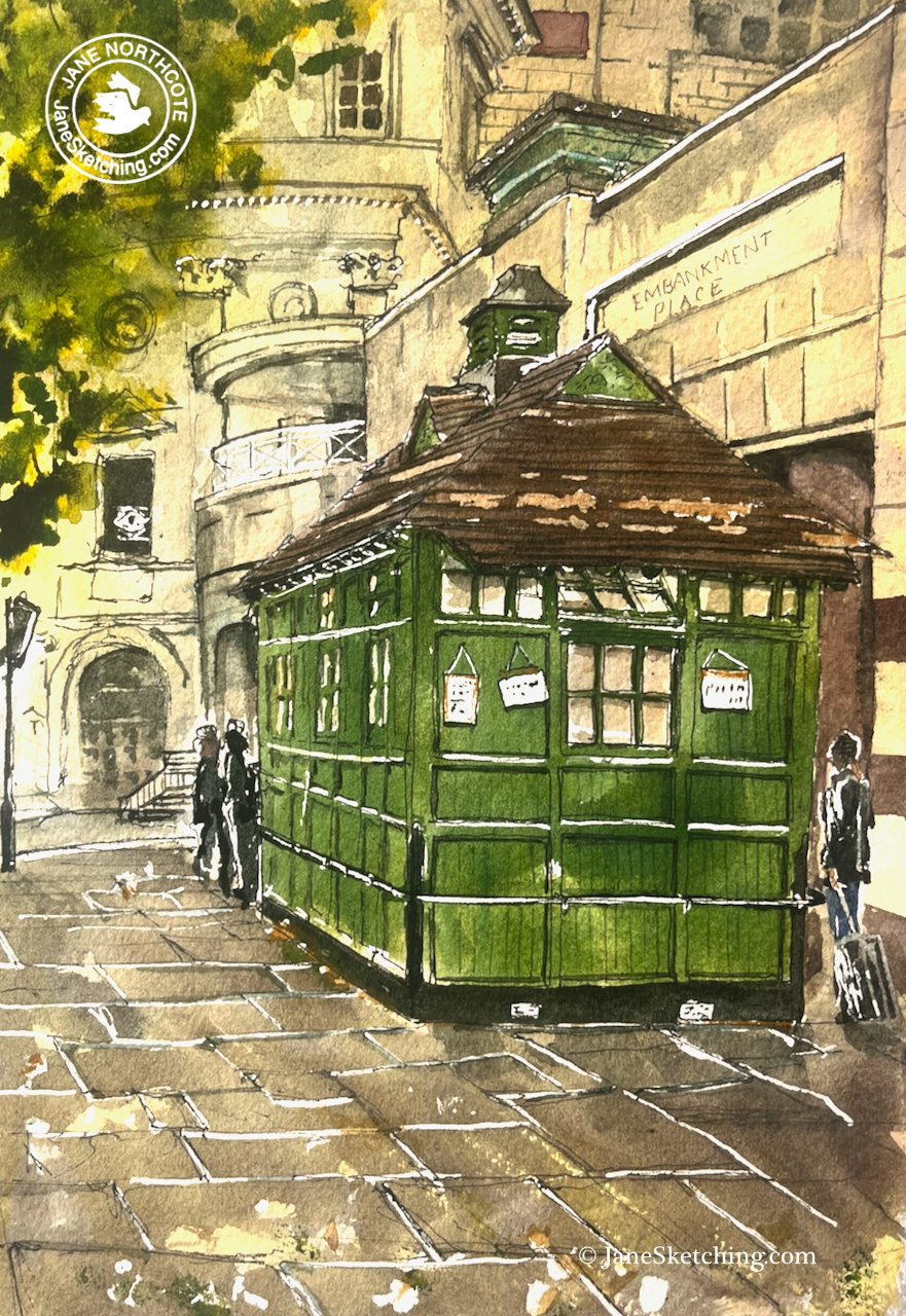 Cab drivers’ shelter Northumberland Avenue&nbsp;WC2